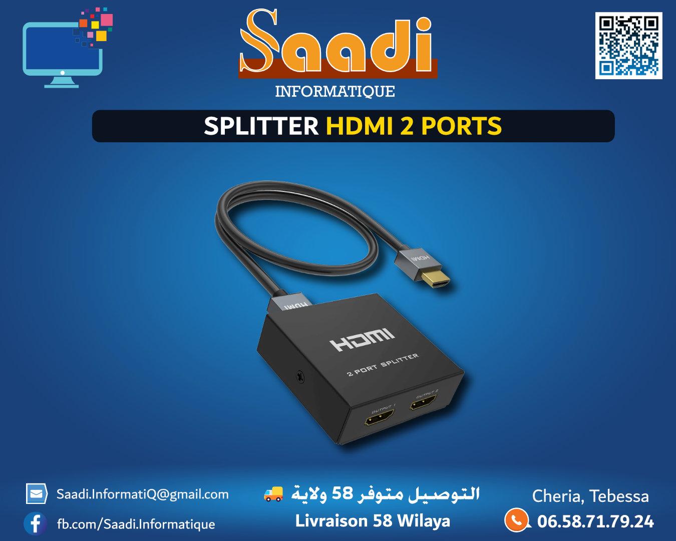 SPLITTER HDMI 2 PORTS