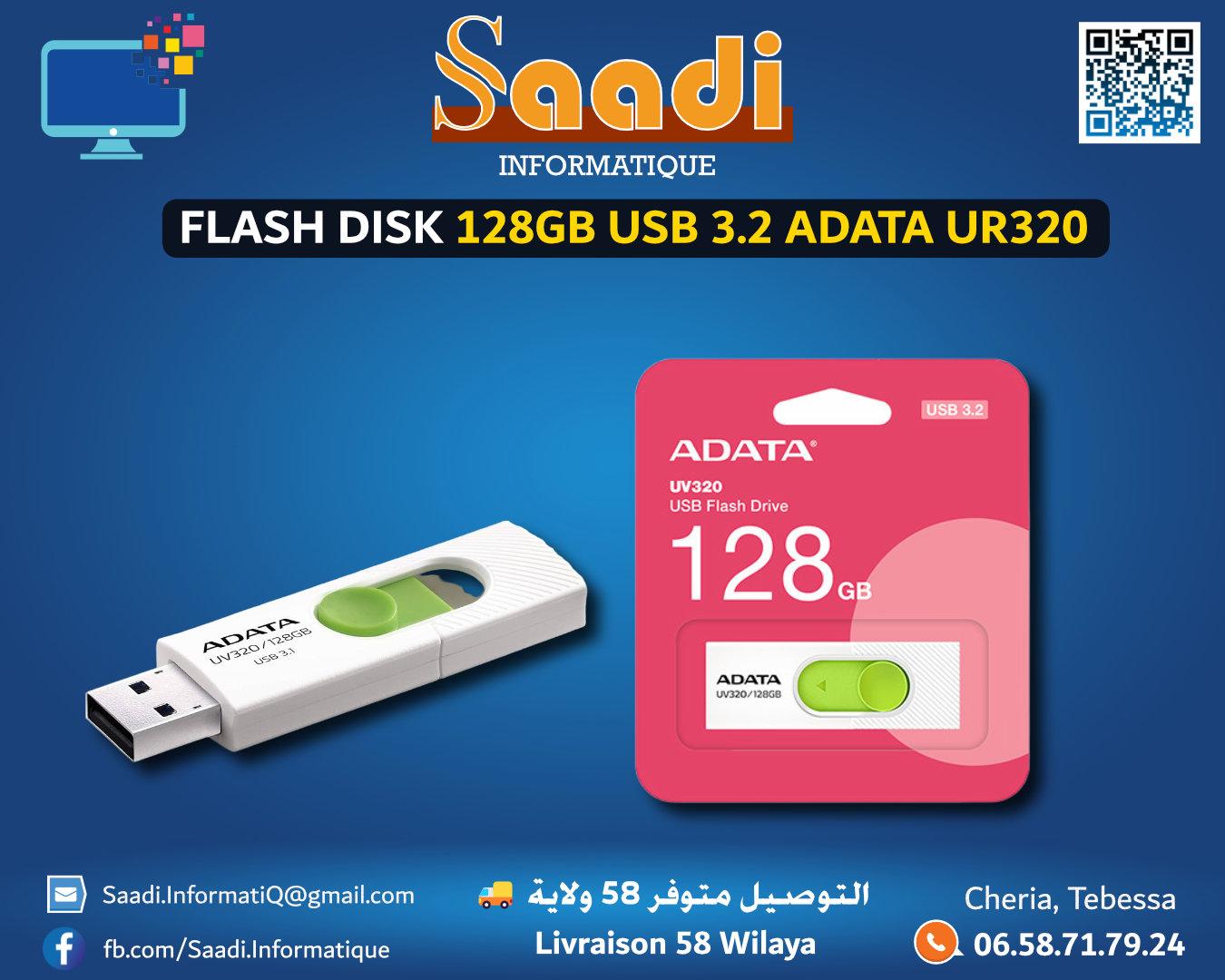 FLASH DISK 128GB USB 3.2 ADATA UR320