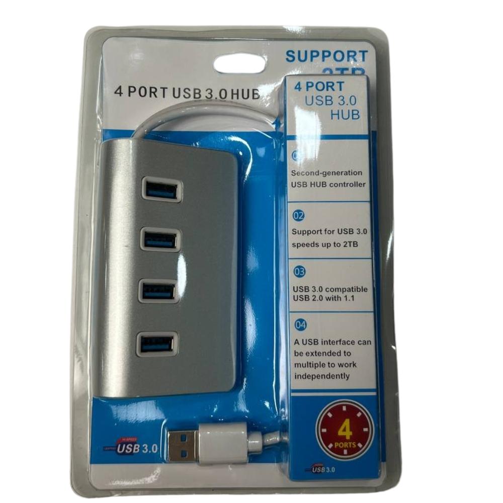 HUB USB 4 SORTIE METAL USB 3.0