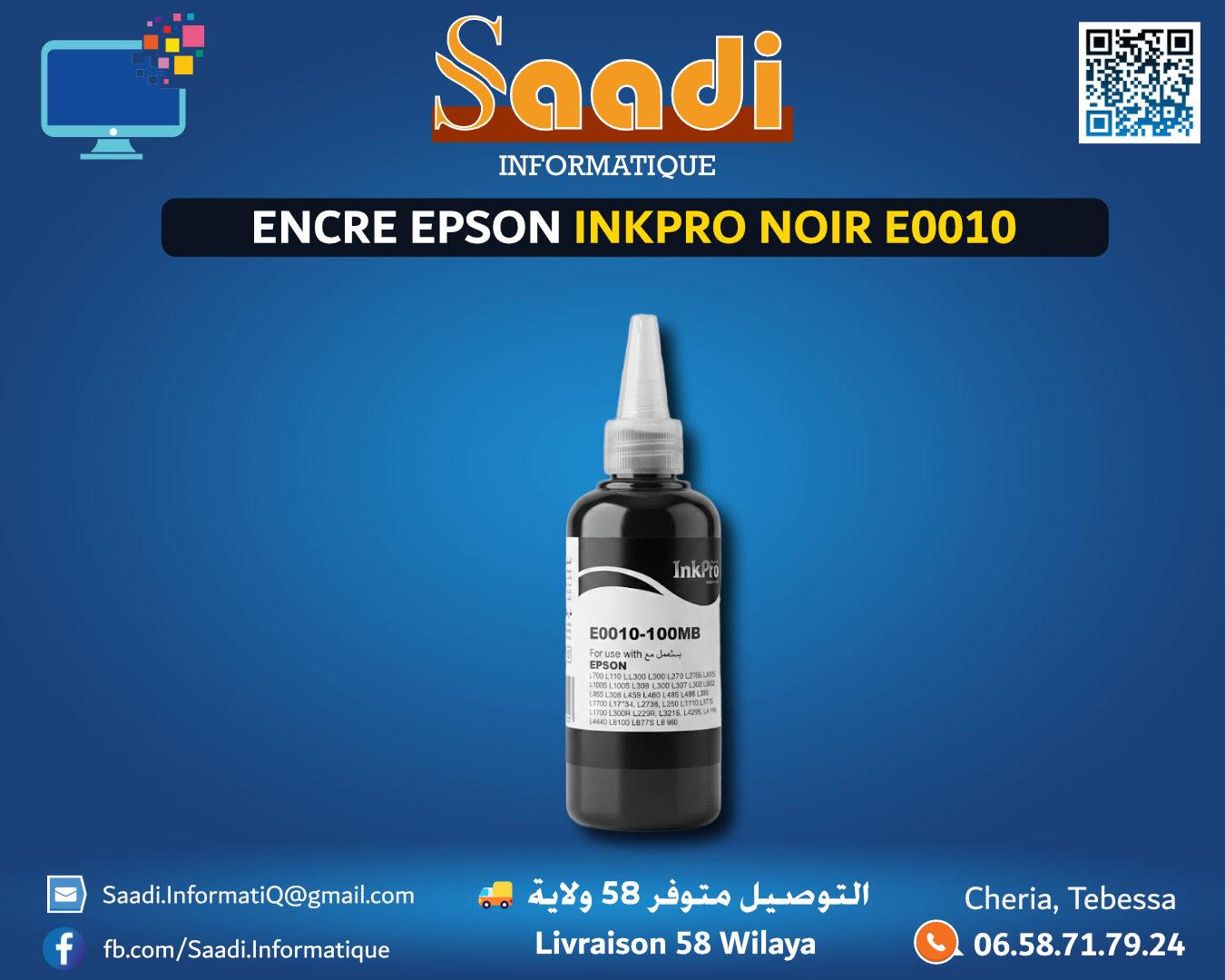ENCRE EPSON INKPRO NOIR