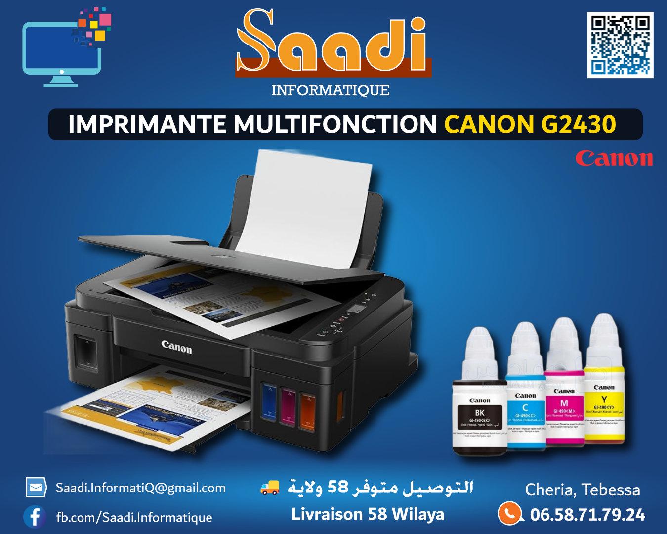 IMPRIMANTE MULTIFONCTION PIXMA G2430