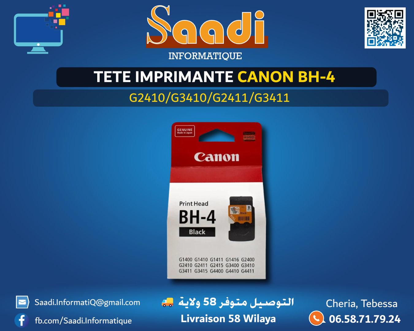 TETE IMPRIMANTE CANON BH-4 NOIR