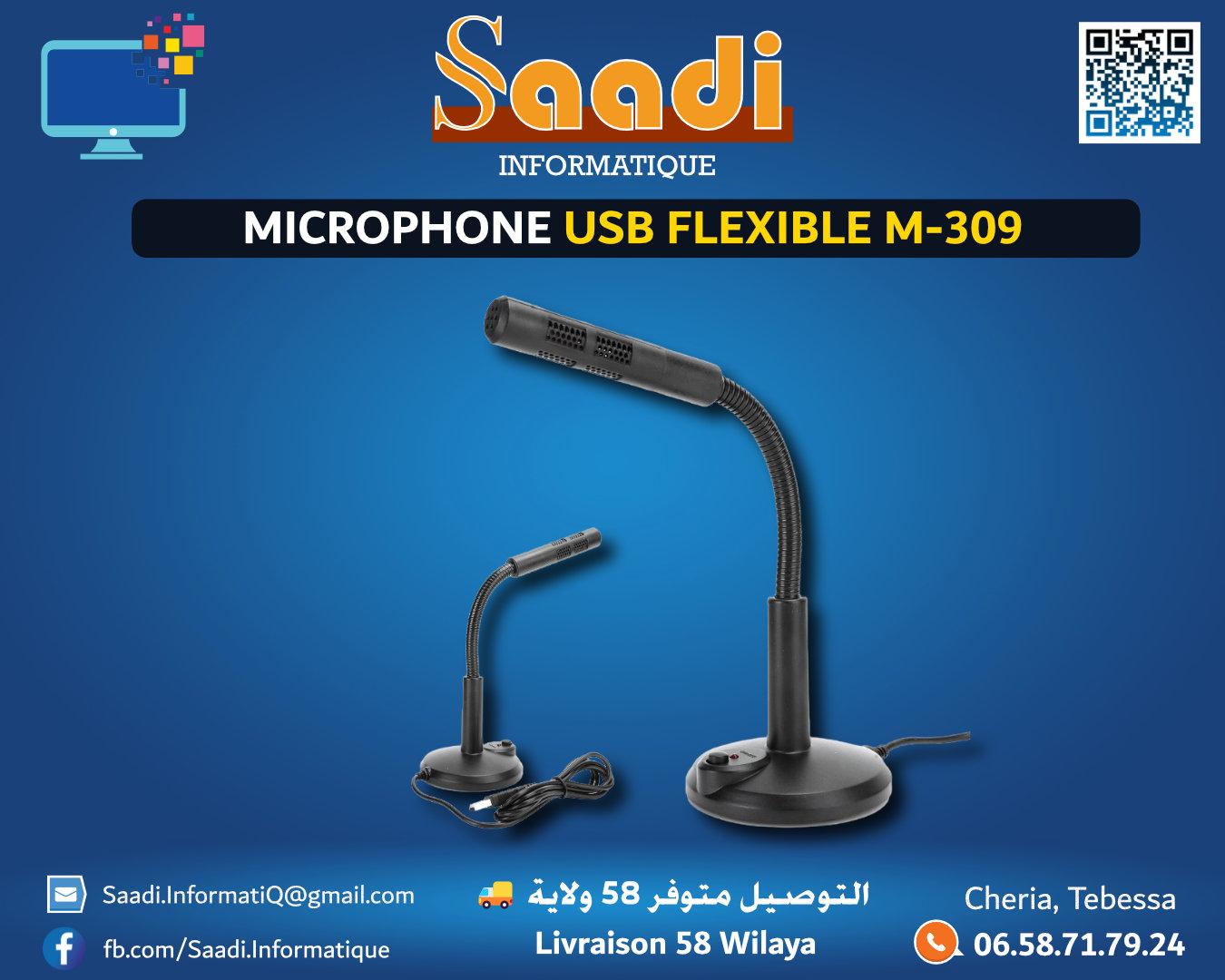MICROPHONE USB FLEXIBLE M-309