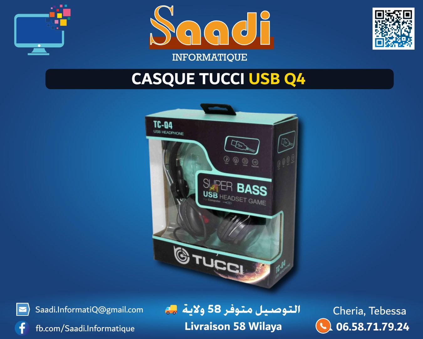 CASQUE TUCCI USB Q4