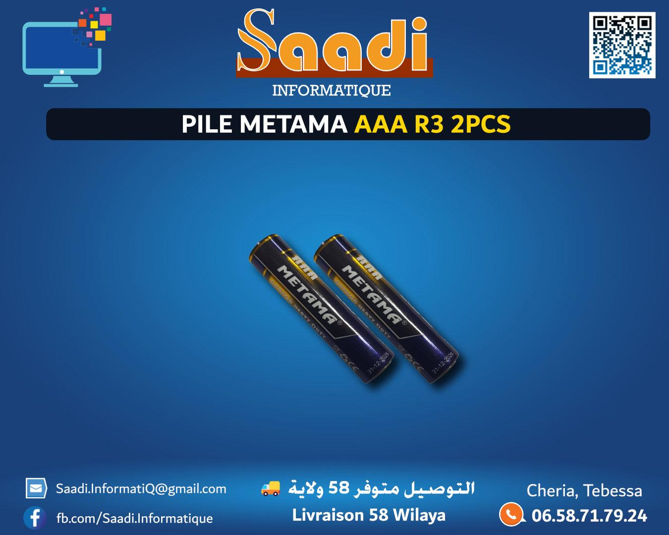 PILE METAMA R3/AAA 2PCS