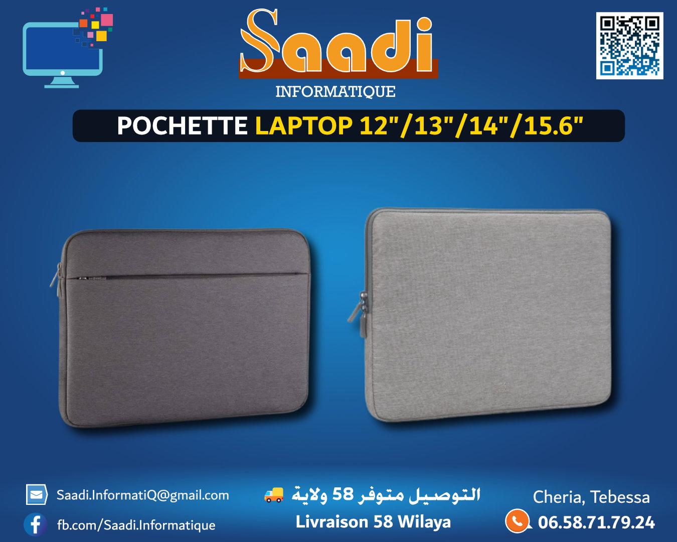 POCHETTE LAPTOP 12"/13"/14"/15.6"