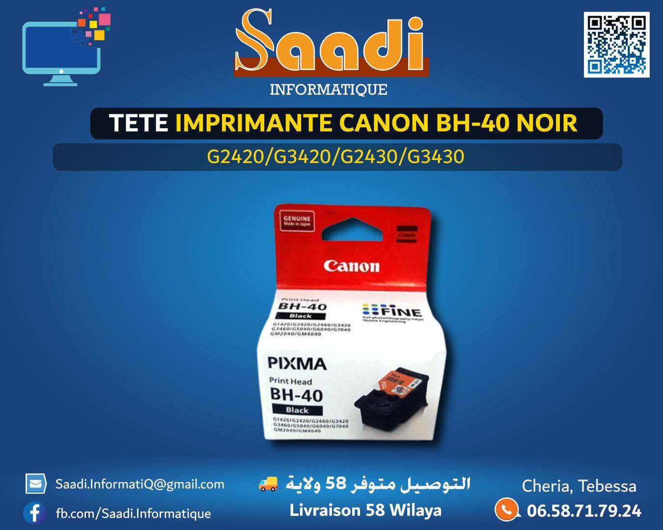 TETE IMPRIMANTE CANON BH-40 NOIR