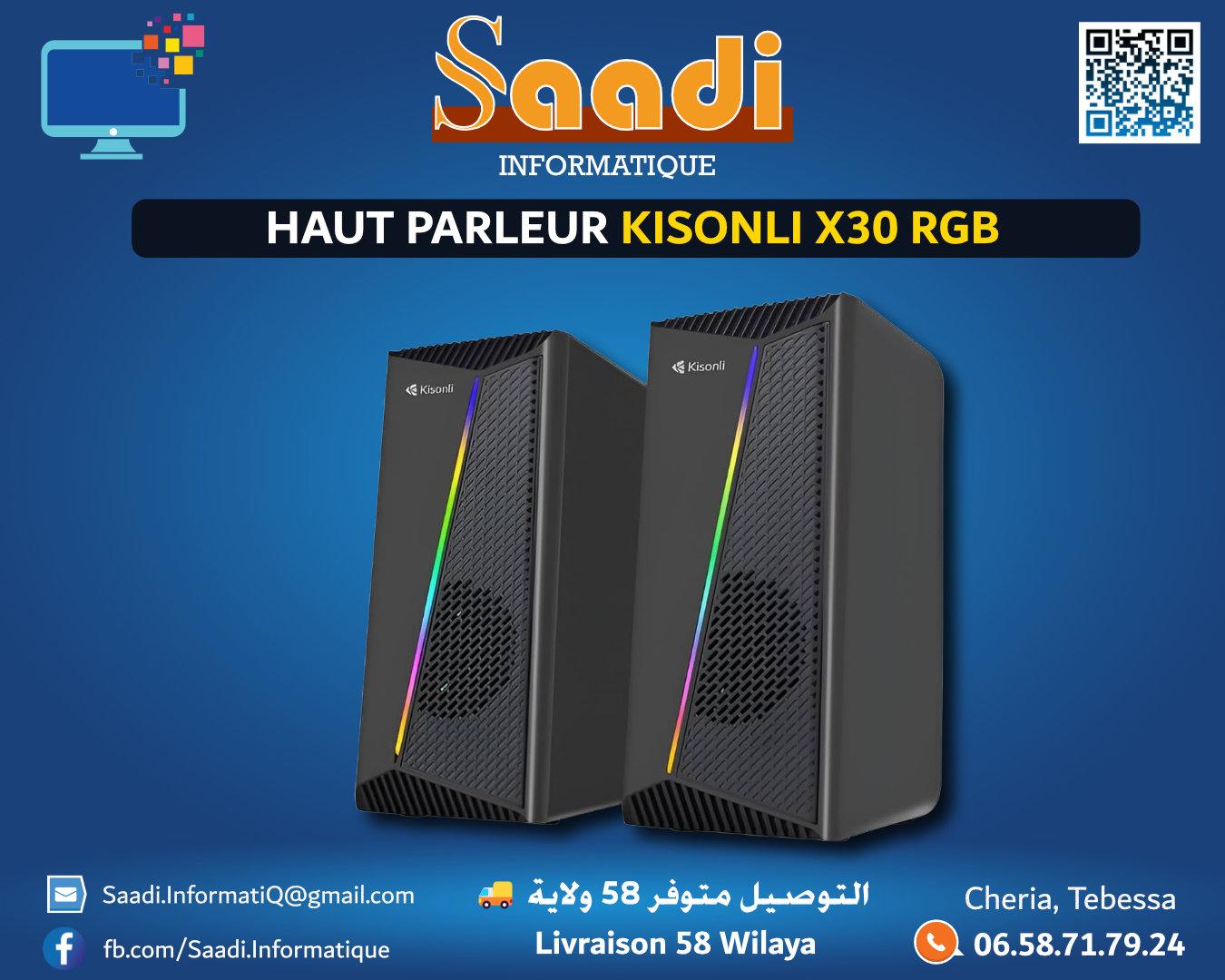 HAUT PARLEUR KISONLI X30 RGB