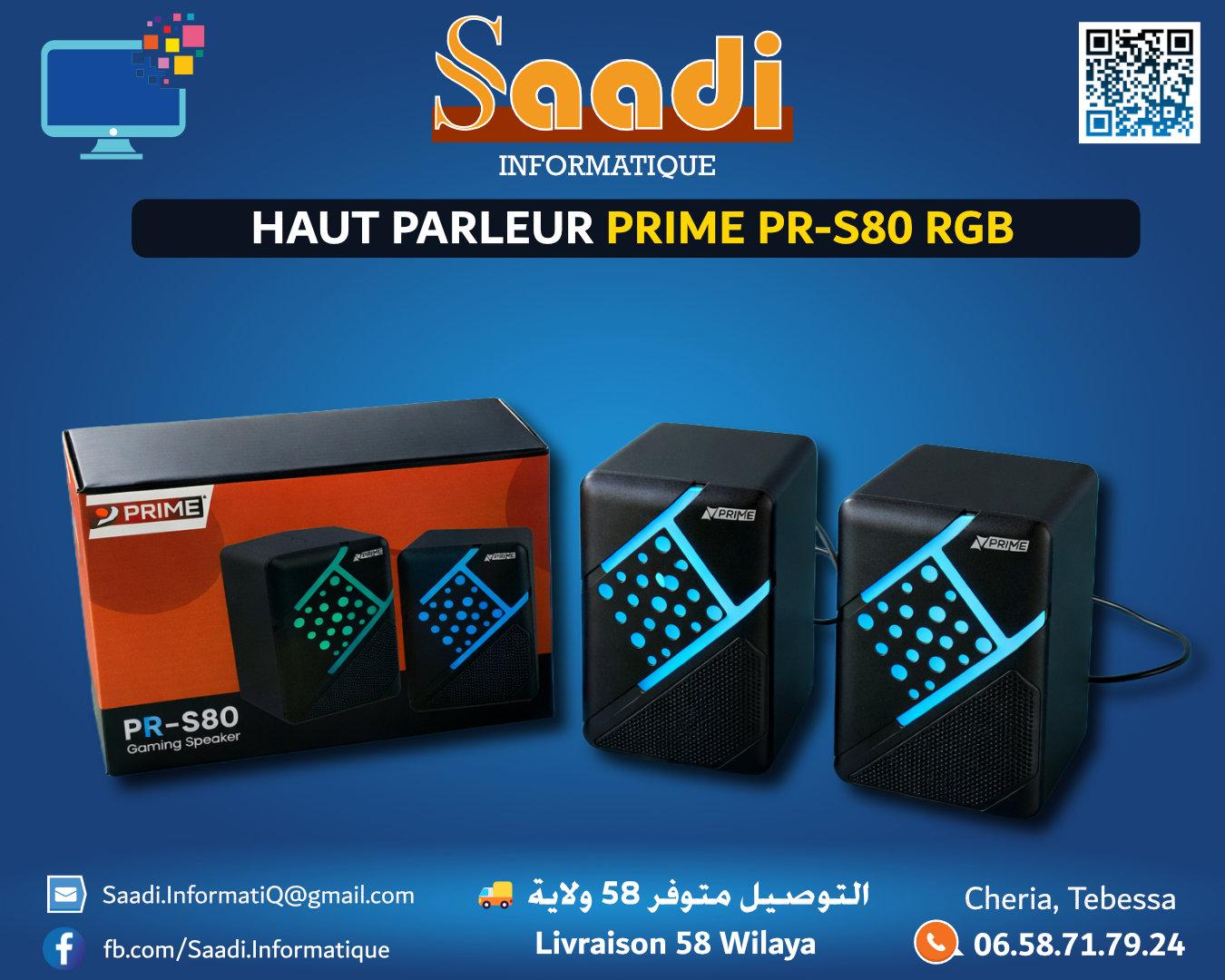 HAUT PARLEUR PRIME PR-S80 RGB