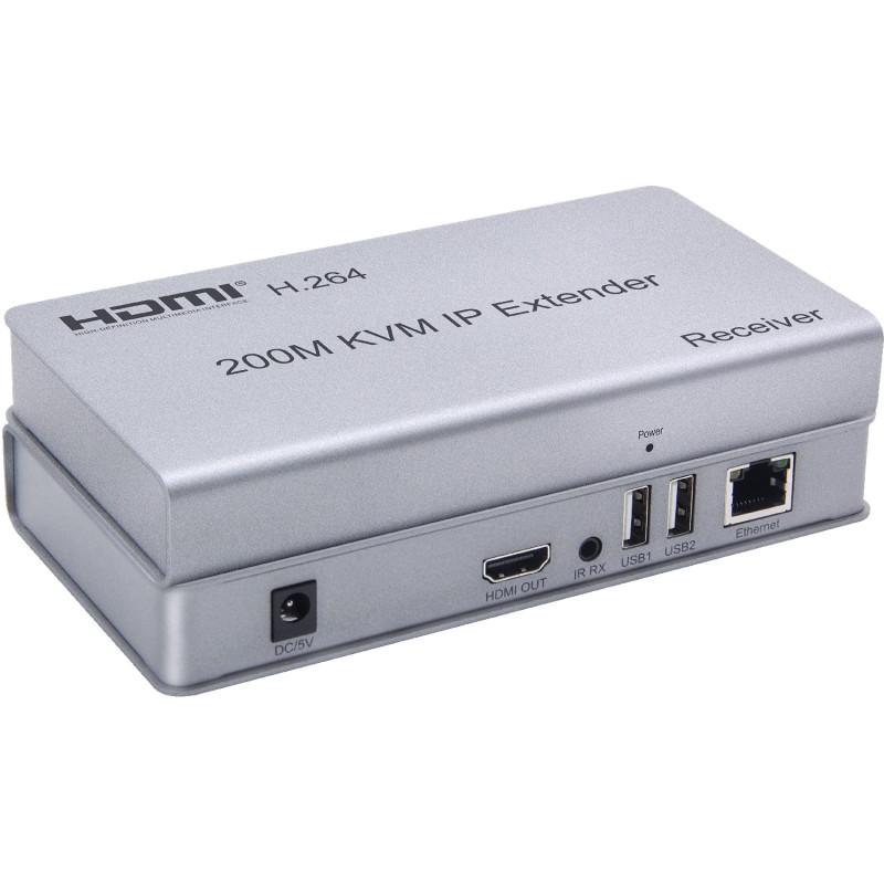 EXTENDER HDMI KVM 200M
