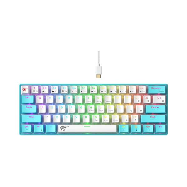 CLAVIER HAVIT MECANIQUE KB-903L BLUE- RED-SW 60%