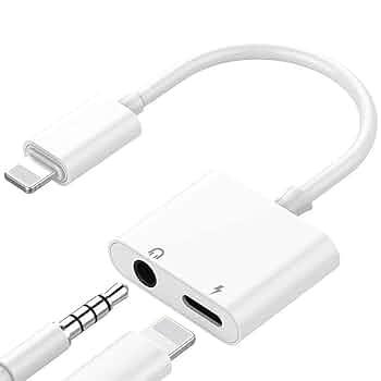 ADAPTATEUR IPHONE TO AUDIO + CHARGEUR IPHONE