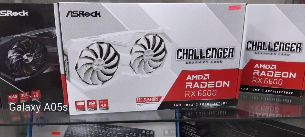 CARTE GRAPHIQUE ASROCK AMD Radeon RX 6600 Challenger White 8GB