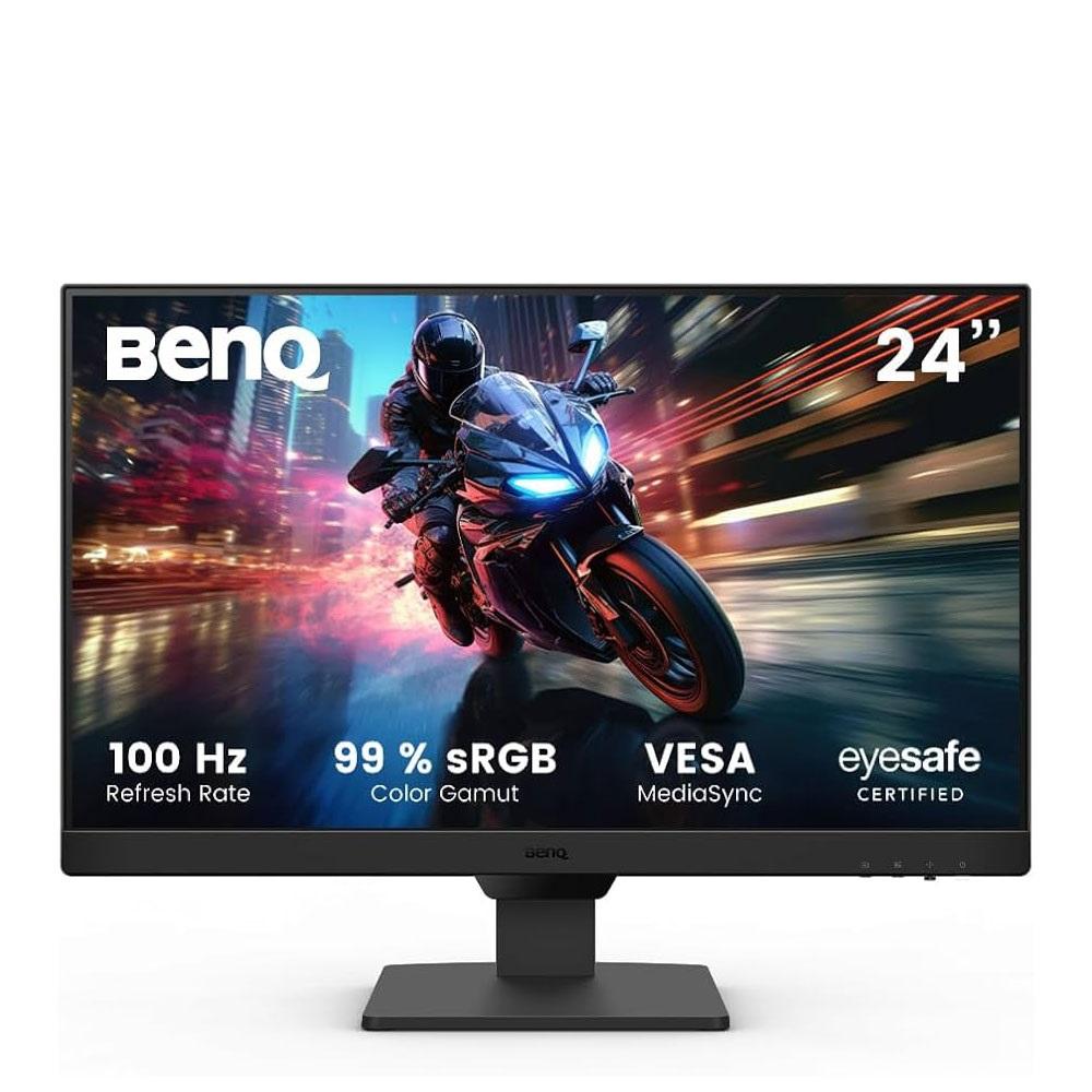 Ecran BenQ 23.8" LED - GW2490 Full HD 1080p - 1920 x 1080 pixels - 5 ms (gris à gris) - Format 16/9 - Dalle IPS - HDMI/DisplayPort - Haut-parleurs - Noir