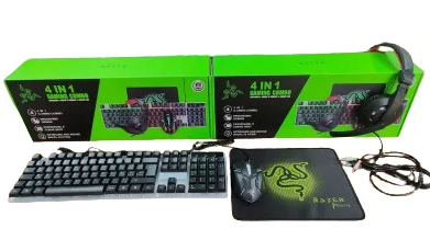 COMBO RAZER 4IN1 CLAVIER+SOURIS+TAPIS+CASQUE