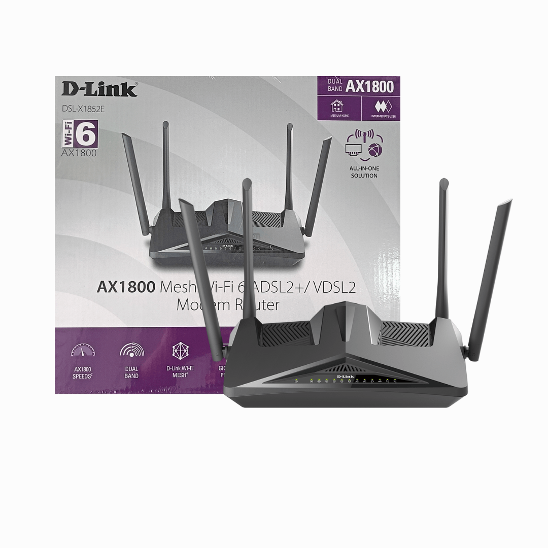 MODEM ROUTER D-LINK ADSL/VDSL AX1800 WIFI-6 DSL-X1852