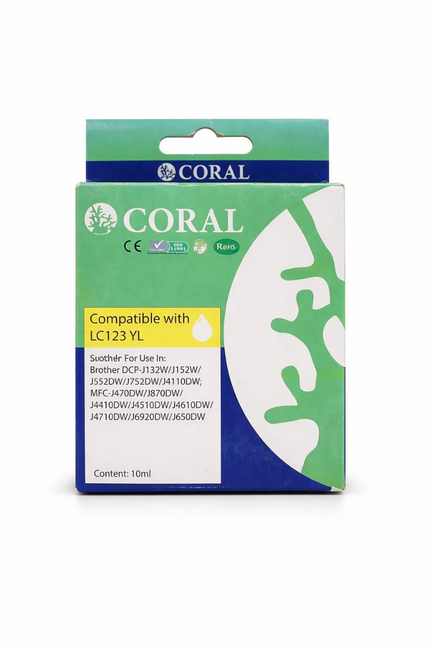 Cartouche Brother LC123 YL jaune