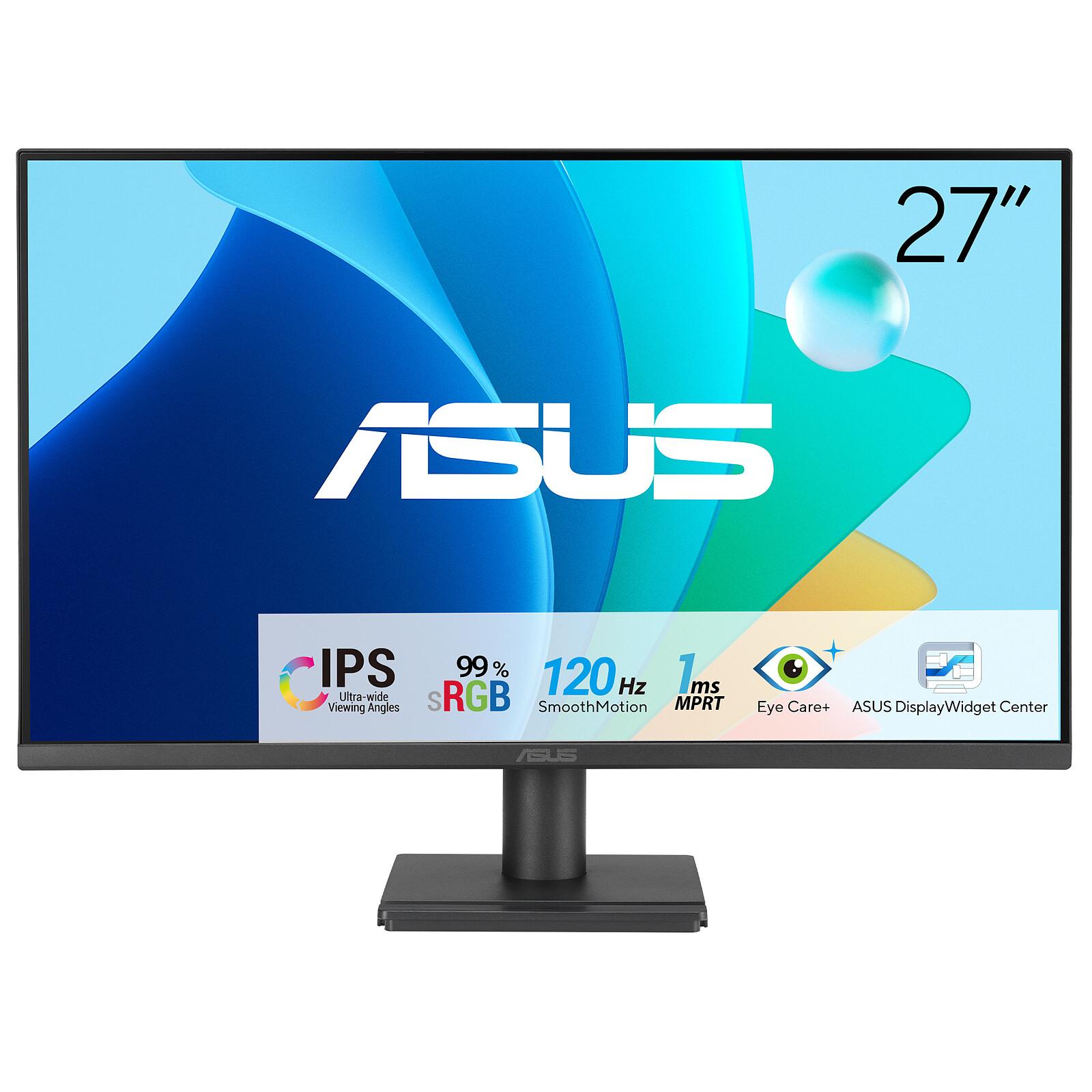 Ecran gaming ASUS VA279HG 27" FHD 1MS DALLE IPS 120HZ ADAPTIVE-SYNC HDMI/VGA BLACK