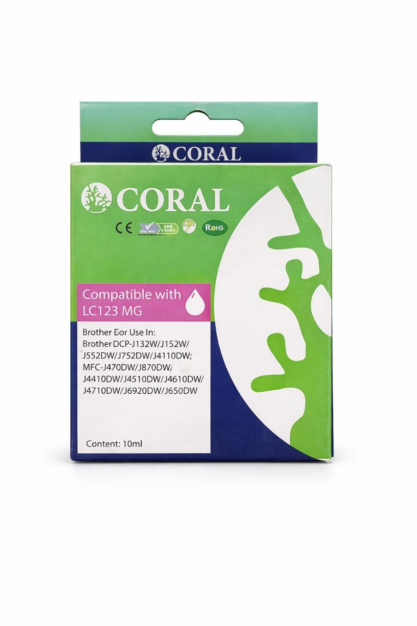 Cartouche Brother LC123 MG Rose