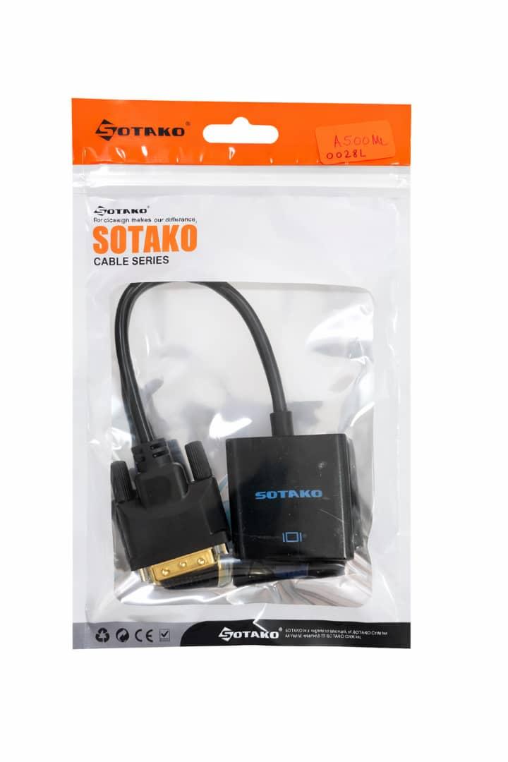 Cable DVI to VGA SOTAKO