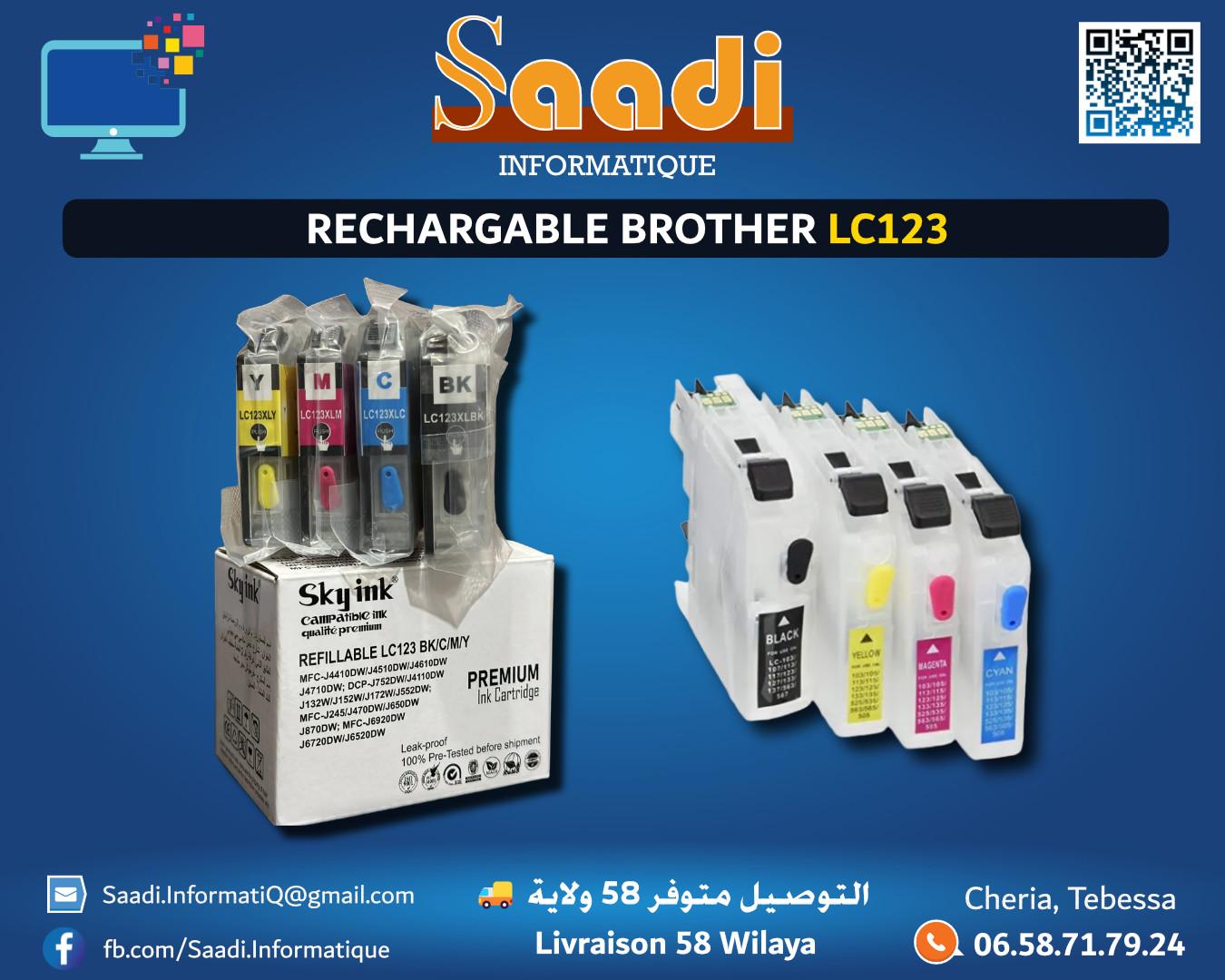 RECHARGABLE BROTHER LC123