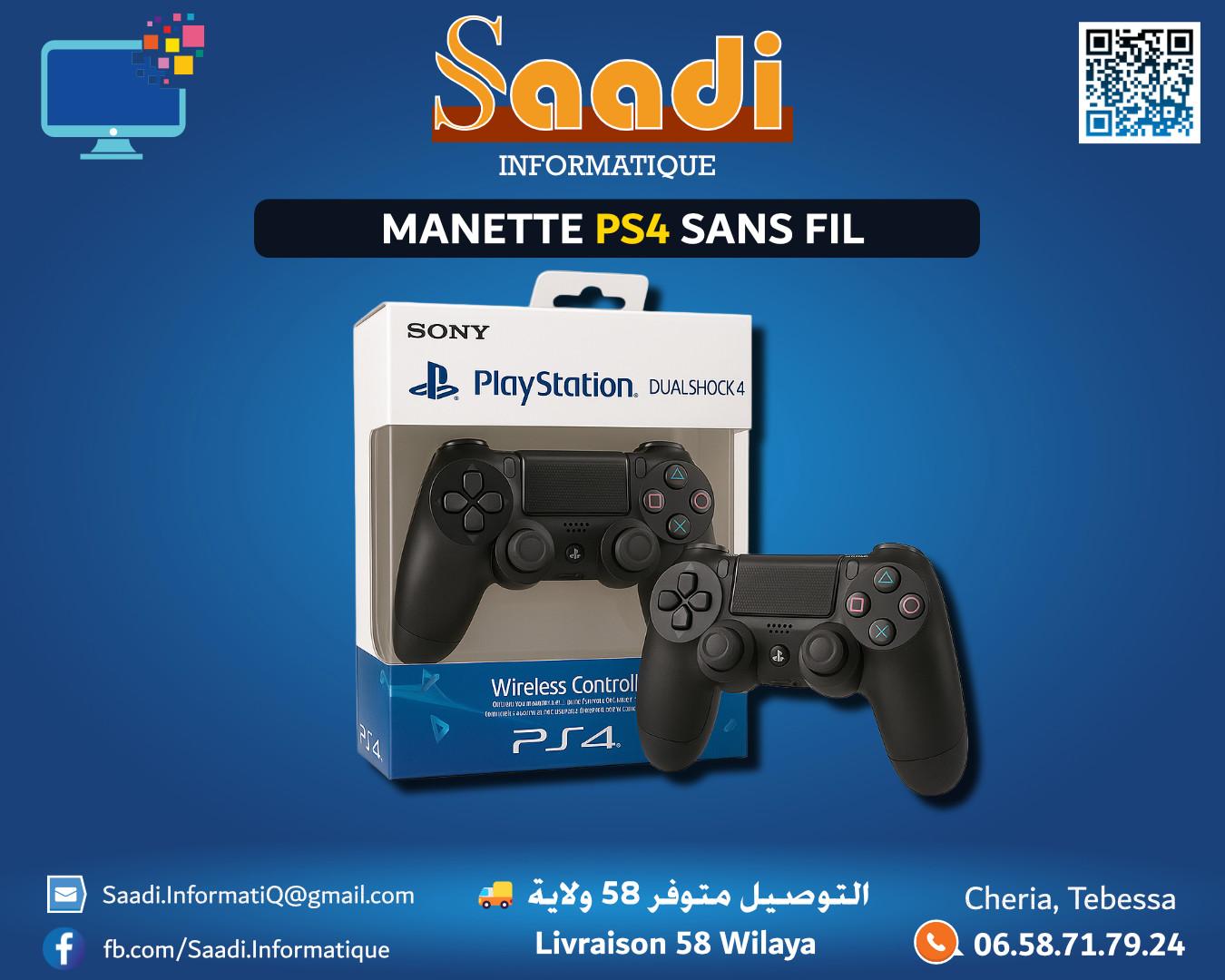 MANETTE PS4 SANS FIL