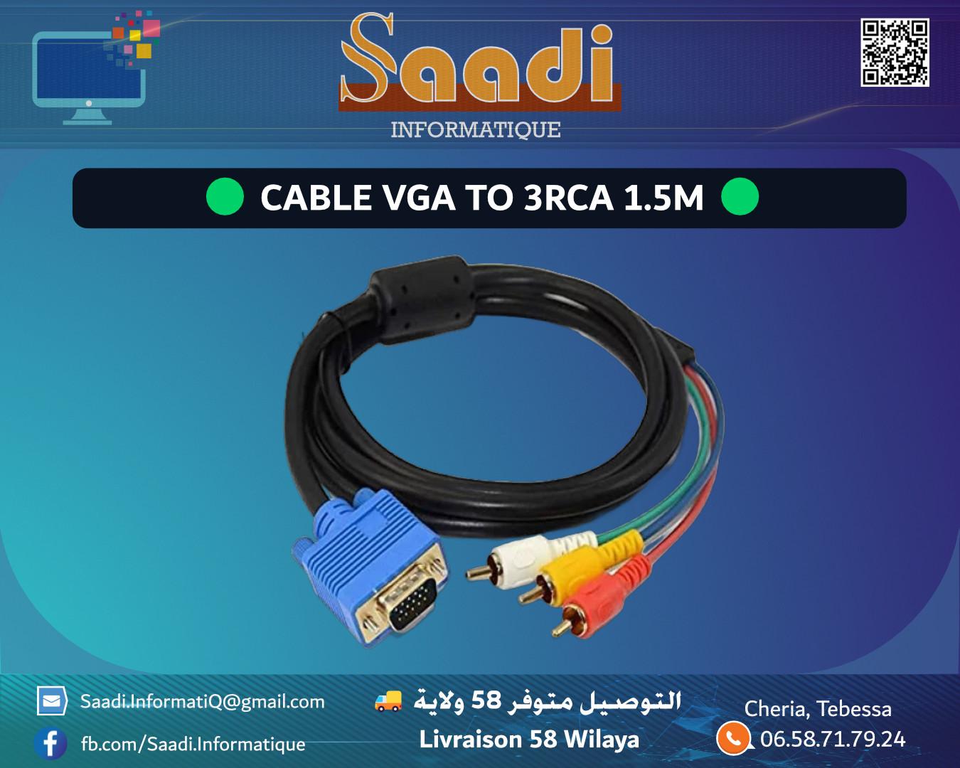 CABLE VGA TO RCA 1.5M