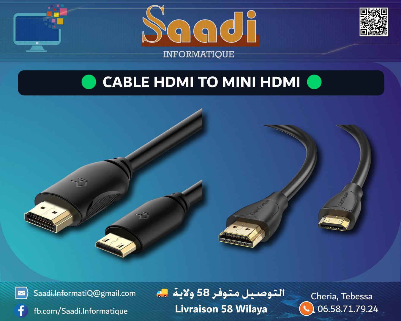 CABLE HDMI TO MINI HDMI