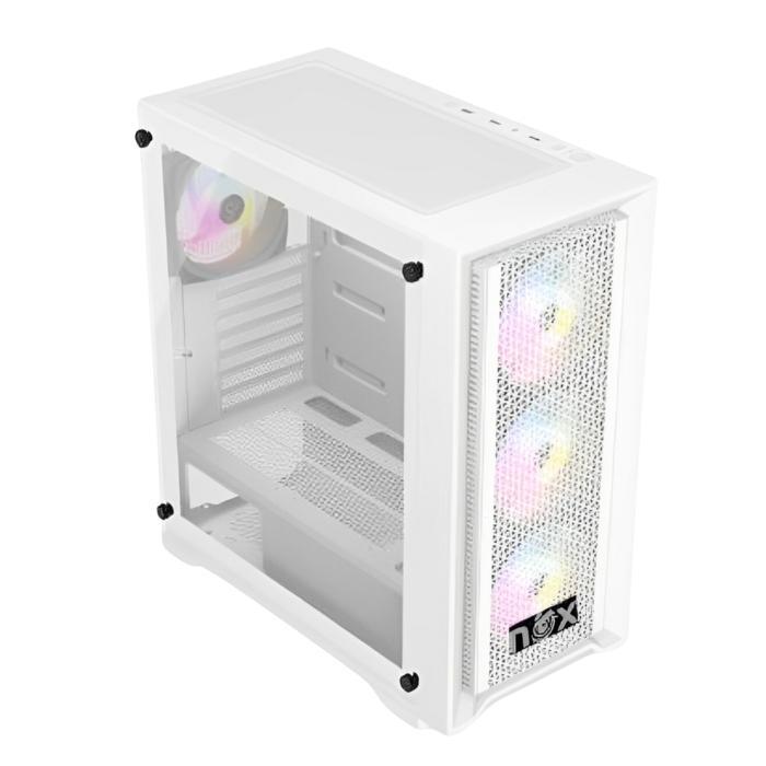 Boitier Gamer NOX SPECTRUM full White plus