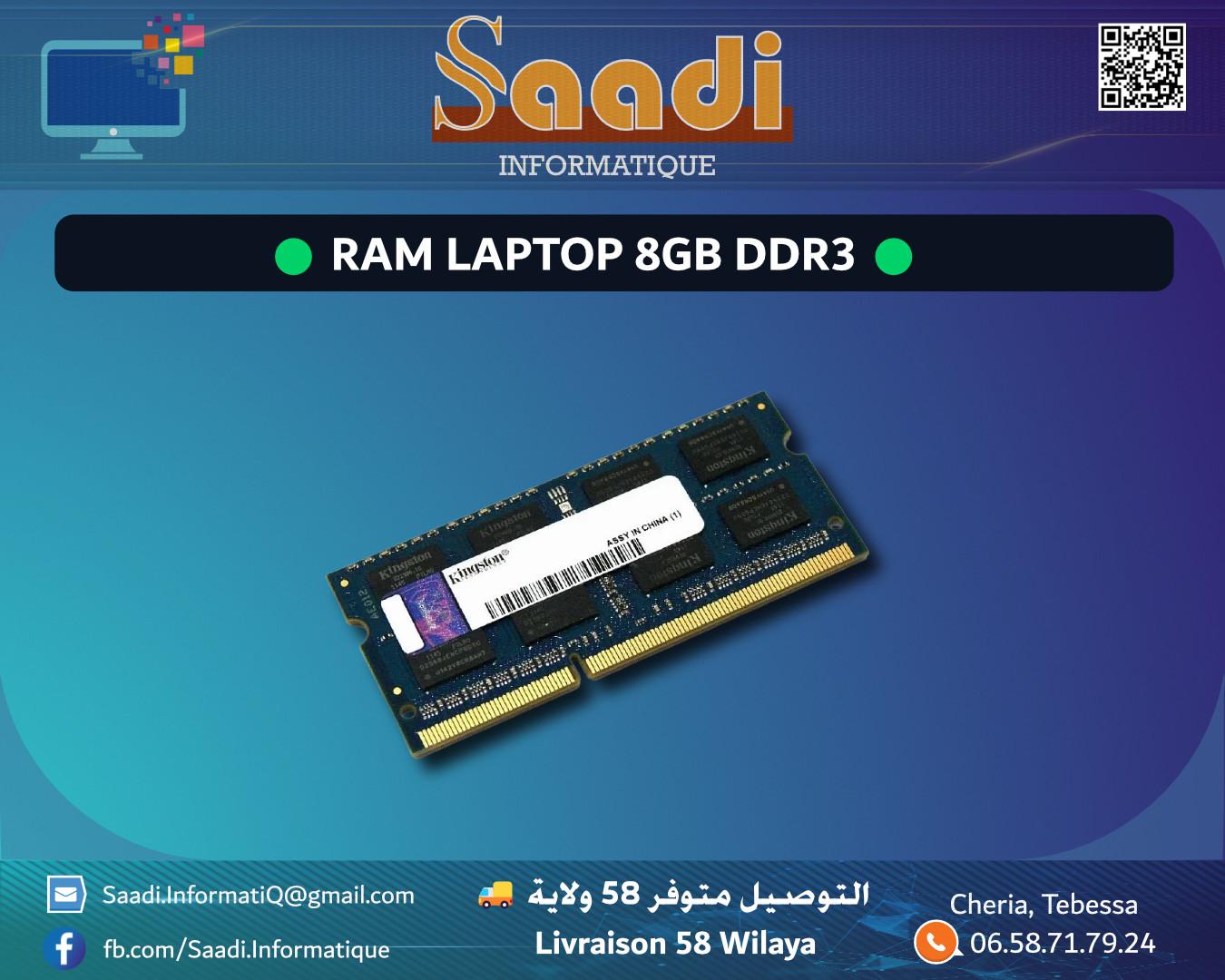 RAM LAPTOP 8GB DDR3