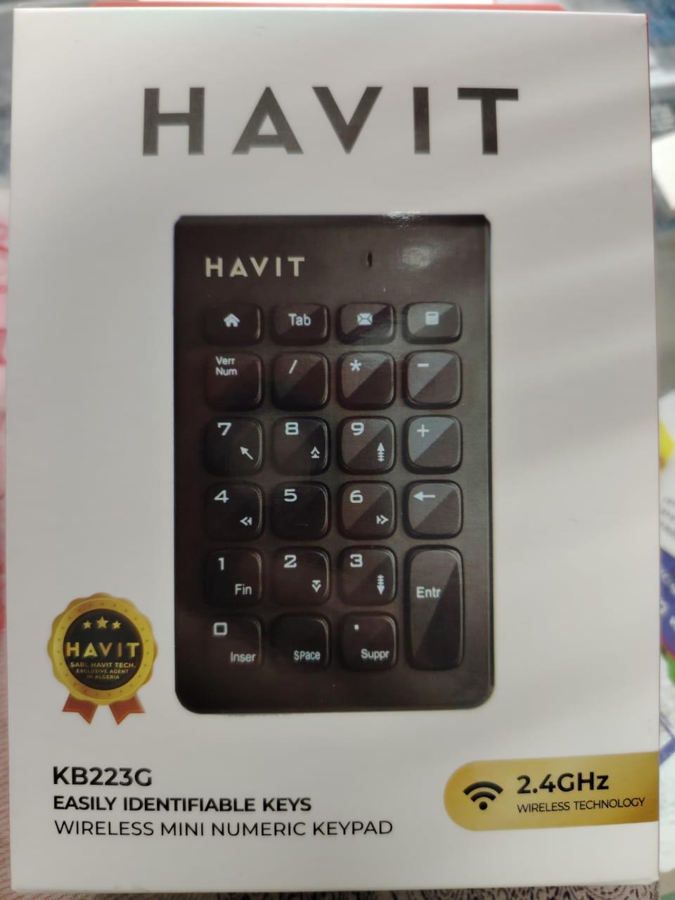 Mini clavier numerique KB223G HAVIT Sans fil