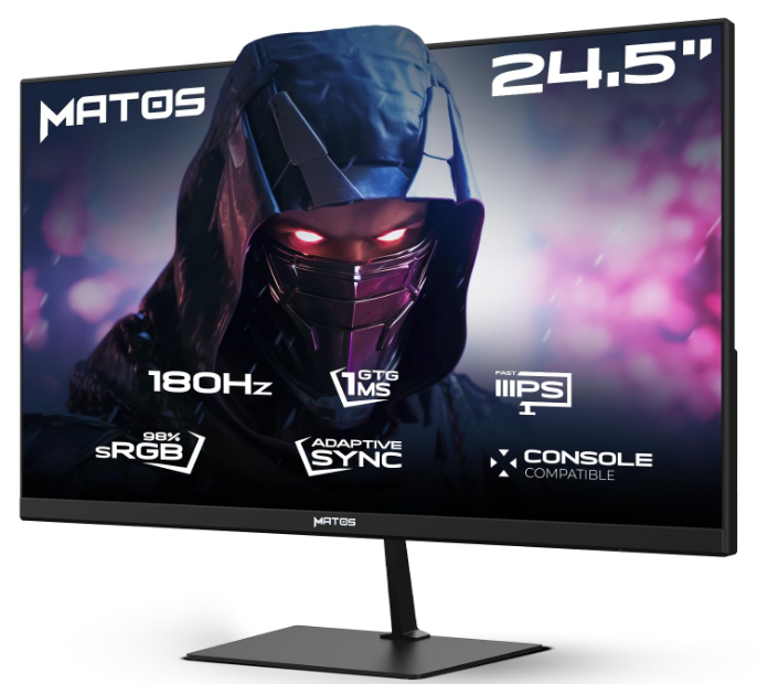 ECRAN MATOS GAMING 24" challenger MSG238 180Hz 0.5ms IPS