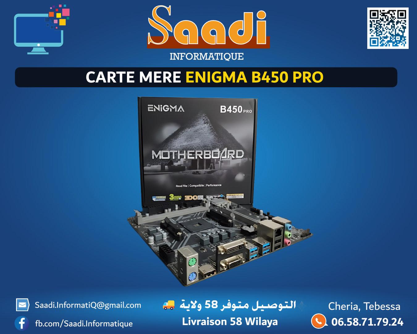 CARTE MERE ENIGMA B450 PRO