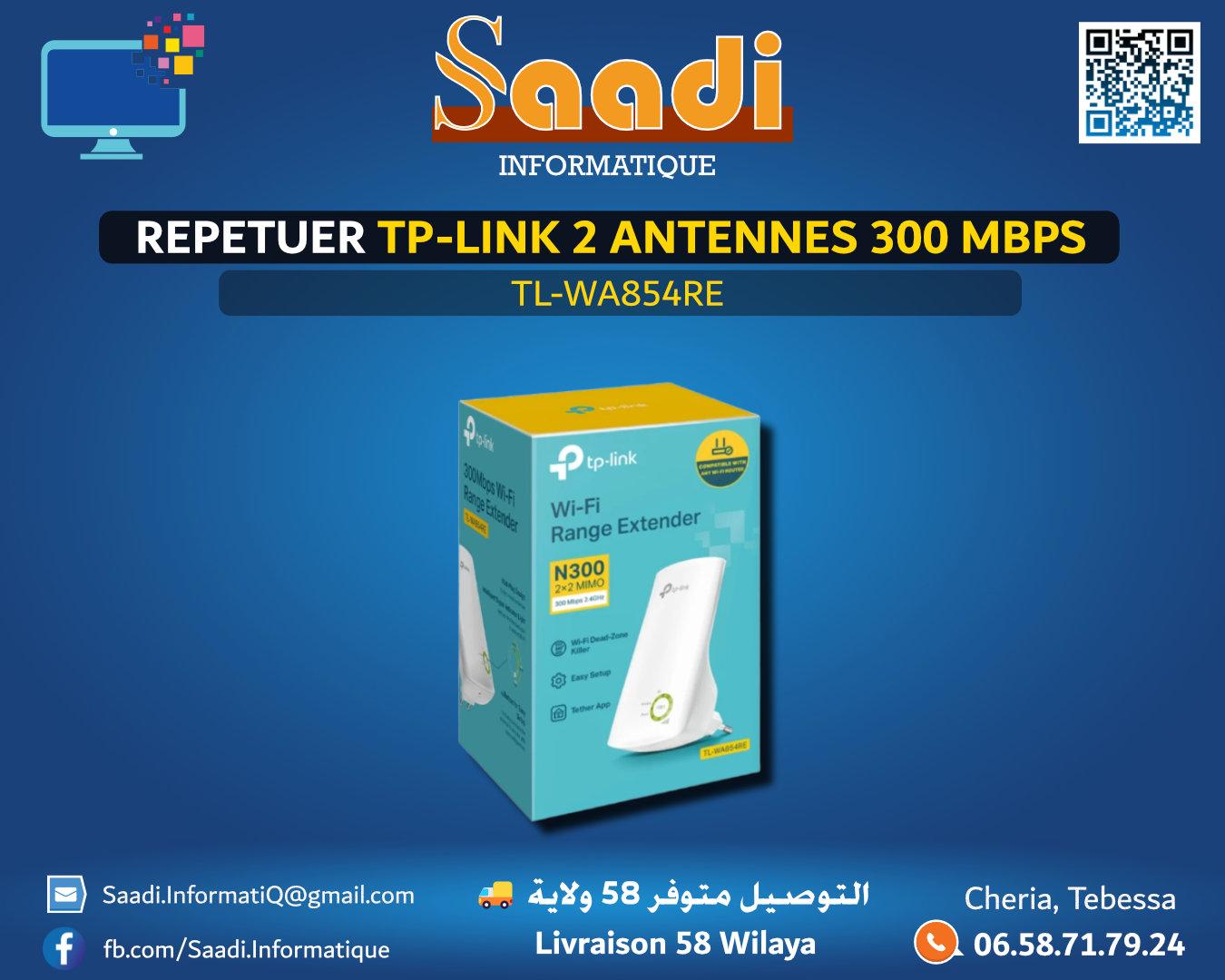 RANGE EXTENDER/REPETEUR TP-LINK TL-WA854RE 300MBPS