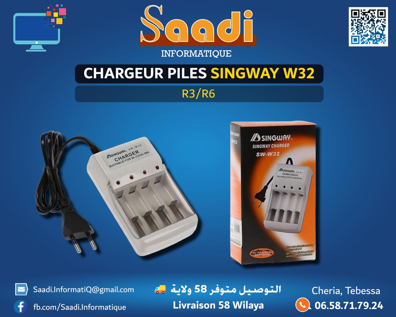 CHARGEUR PILES SINGWAY W32