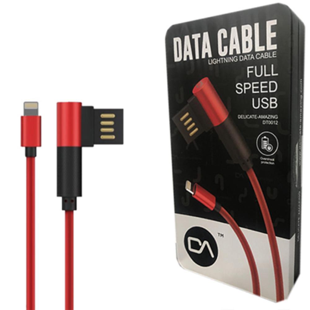 Cable MARVO DA DT0012ARD 90° Iphone lightning Box Métal (Im)