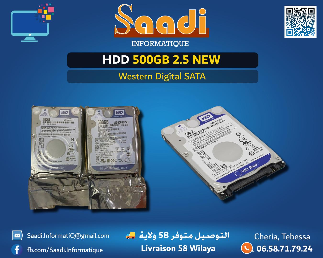 DISQUE DUR 500GB 2.5"