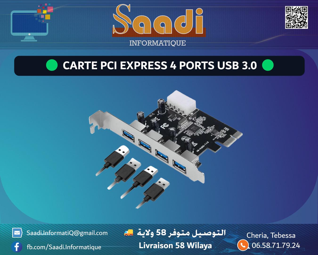 CARTE PCI EXPRESS TO 4 SATA