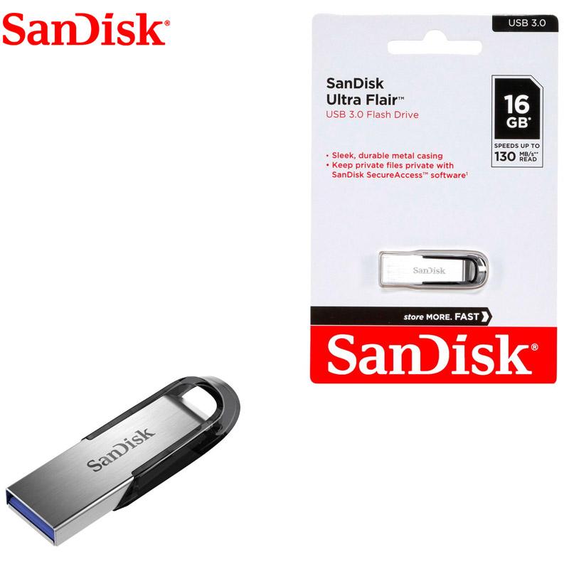 FLASH DISK SANDISK 16GB Ultra flair 3.0