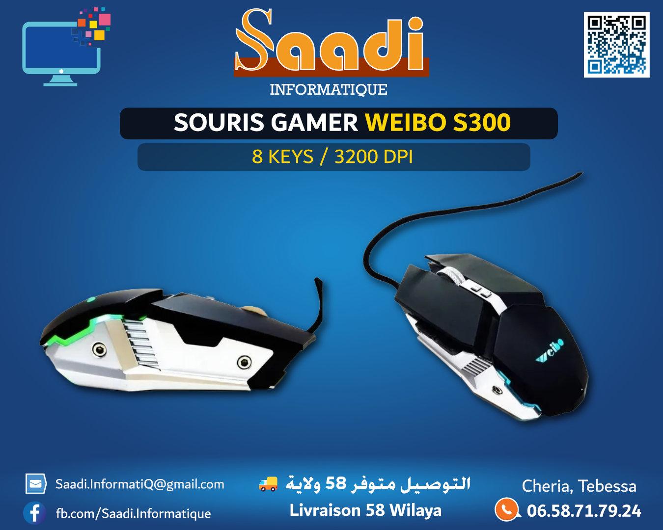 SOURIS GAMER WEIBO S300