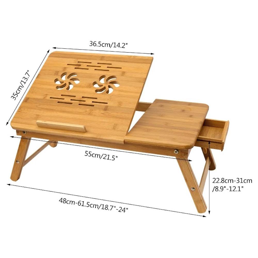 Refroidisseur LAPTOP BAMBOU+VENTILO-BM60