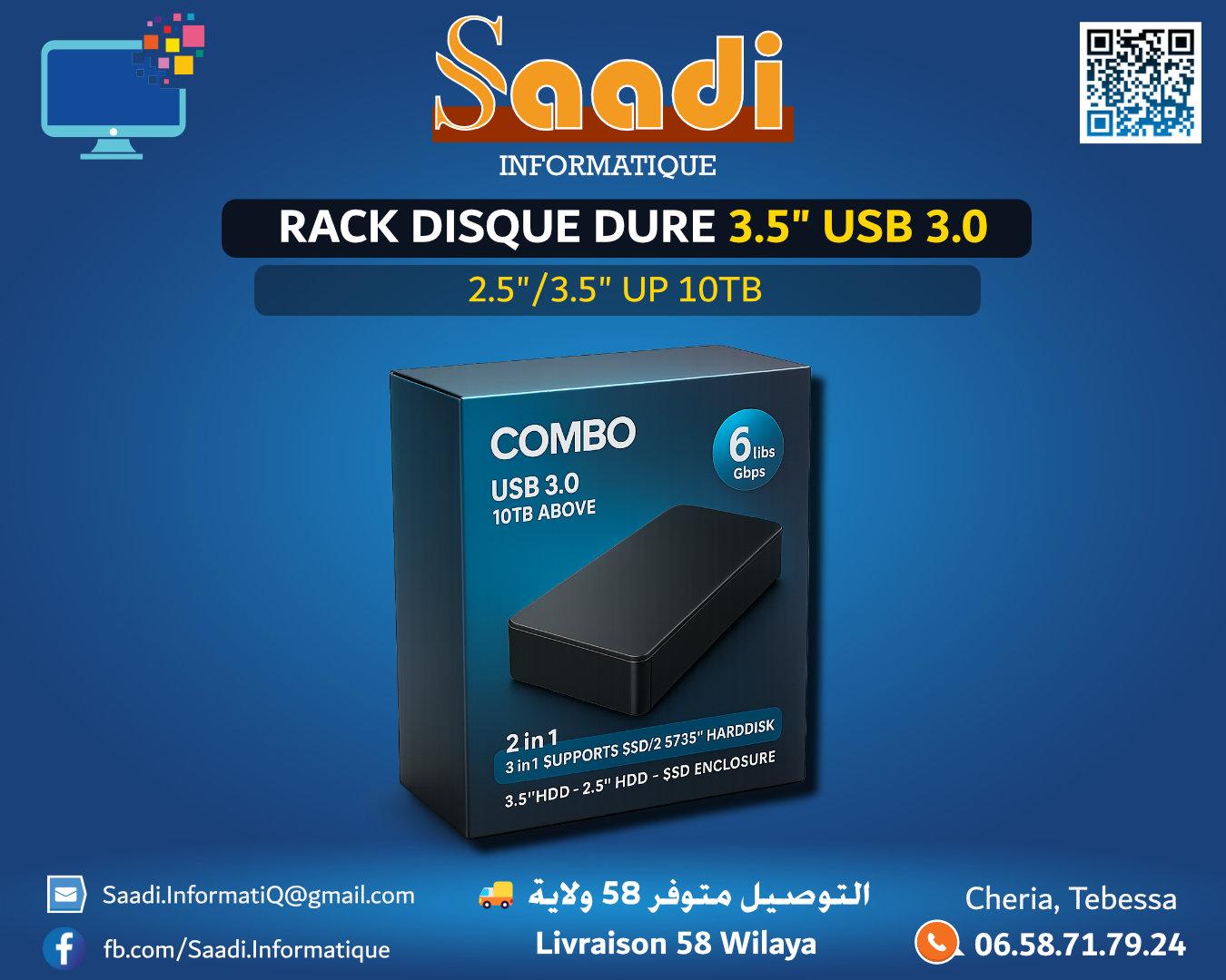 RACK 3.5" TO USB 3.0