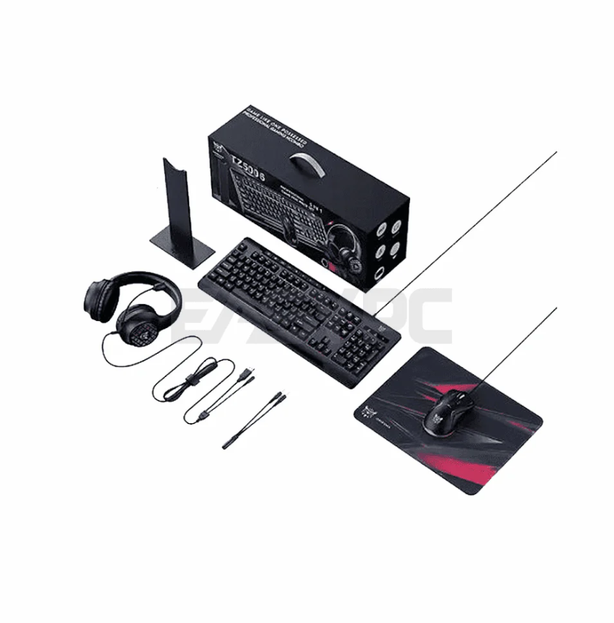 COMBO GAMING ONIKUMA 5IN1 CLAVIER+SOURIS+TAPIS+CASQUE +SUPPORT TZ5006