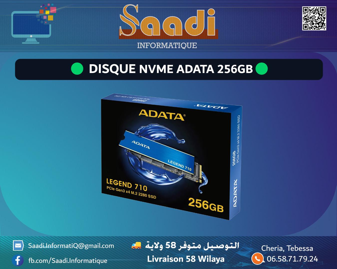 DISQUE SSD NVME ADATA 256GB