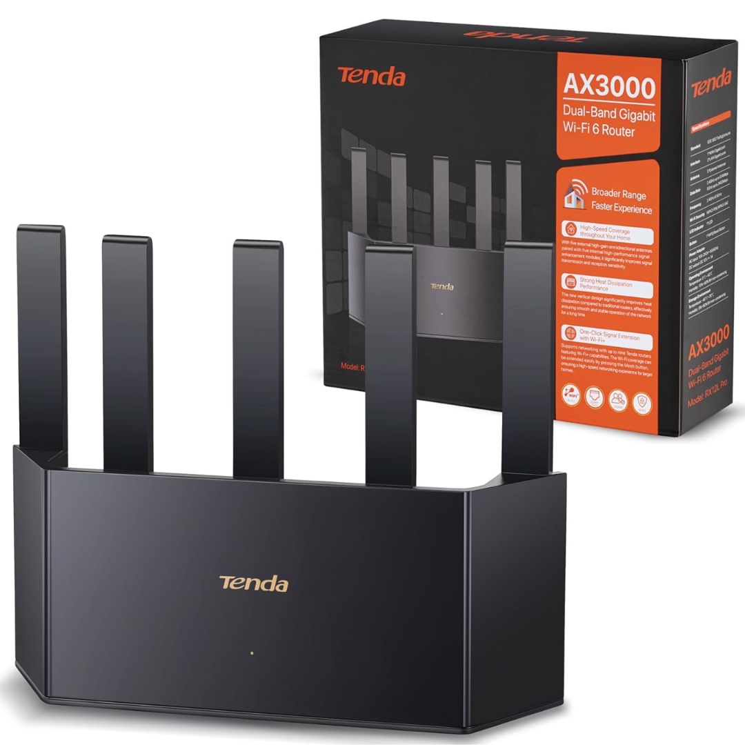 ROUTEUR TENDA TX12L PRO AX3000 DUAL BAND GIGABIT WIFI 6