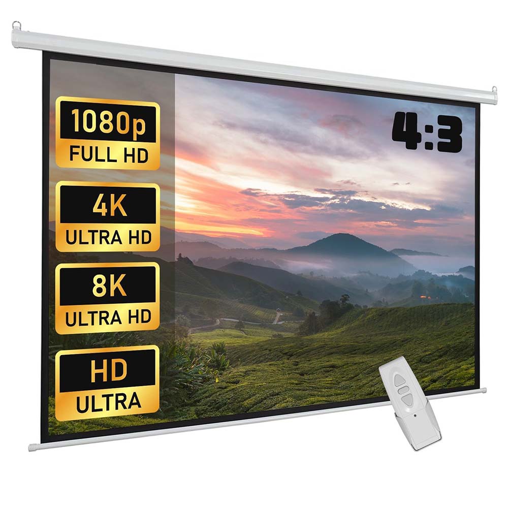 ECRAN DE PROJECTION MOTORISE 2.10M X 2.10M