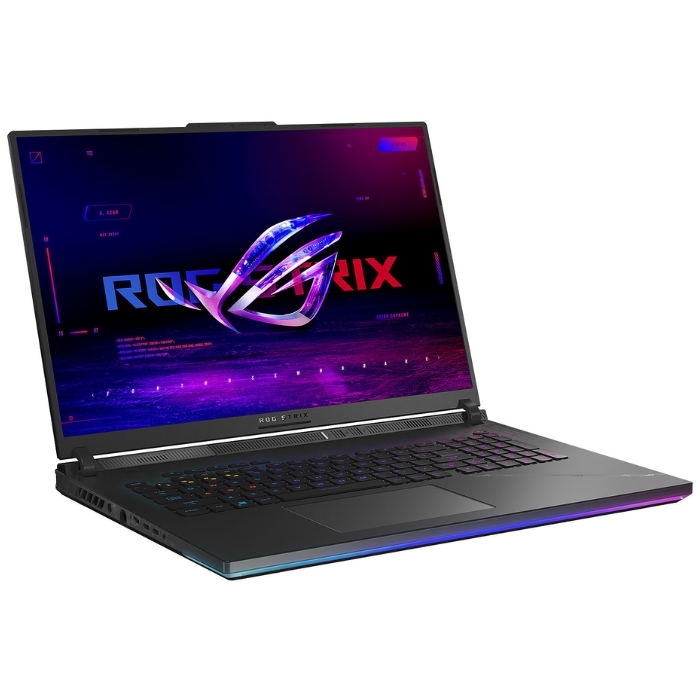 Laptop Gaming ASUS ROG STRIX SCAR 18 G834JZ-N6046X Intel i9-13980HX DDR5 4800 MHz 32 Go 2x 16 Go SSD 2 To Ecran 18" LED QHD 240 Hz NVIDIA GeForce RTX 4080 12 Go DLSS 3 Wi-Fi 6E/Bluetooth 5.2 Windows 11 Professionnel