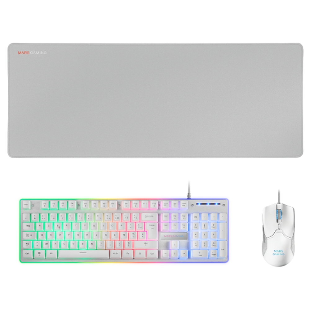 COMBO MARS GAMING MCPX 3IN1 WHITE