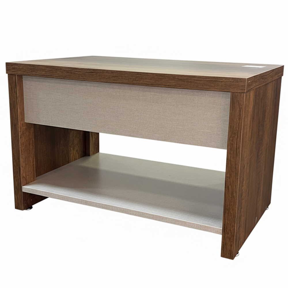 TABLE BASSE ORKA 70*45*45CM BAROK/TISSU
