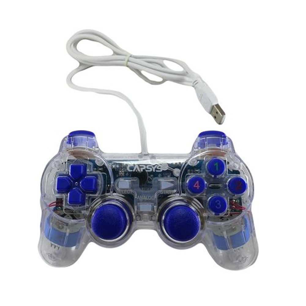 MANETTE DE JEUX Single VIBRATION TRANSPARENT 702